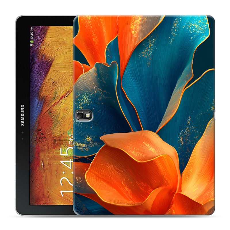 Силиконовый чехол на Samsung Galaxy Note 10.1 2014 editon с принтом Цветы Силиконовый чехол на Samsung Galaxy Note 10.1 2014 editon с принтом Цветы