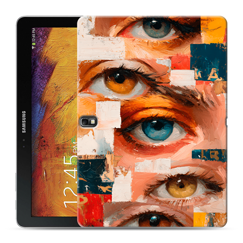 Силиконовый чехол на Samsung Galaxy Note 10.1 2014 editon с принтом Модный принт Силиконовый чехол на Samsung Galaxy Note 10.1 2014 editon с принтом Модный принт