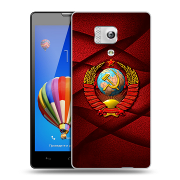 Пластиковый чехол на Huawei Honor 3 с принтом Герб СССР Пластиковый чехол на Huawei Honor 3 с принтом Герб СССР