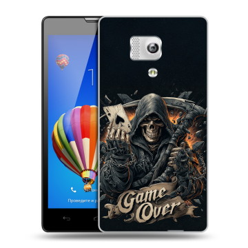 Пластиковый чехол на Huawei Honor 3 с принтом Скелет карты Пластиковый чехол на Huawei Honor 3 с принтом Скелет карты