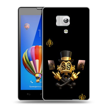 Пластиковый чехол на Huawei Honor 3 с принтом Золотой скрудж макдак Пластиковый чехол на Huawei Honor 3 с принтом Золотой скрудж макдак
