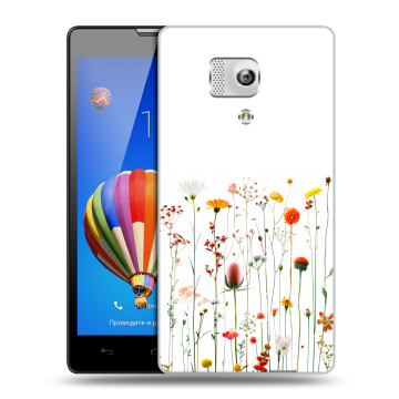 Пластиковый чехол на Huawei Honor 3 с принтом цветы Пластиковый чехол на Huawei Honor 3 с принтом цветы