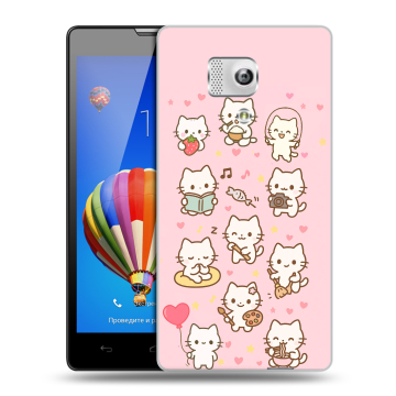 Пластиковый чехол на Huawei Honor 3 с принтом Hello Kitty Хелоу Кити Пластиковый чехол на Huawei Honor 3 с принтом Hello Kitty Хелоу Кити