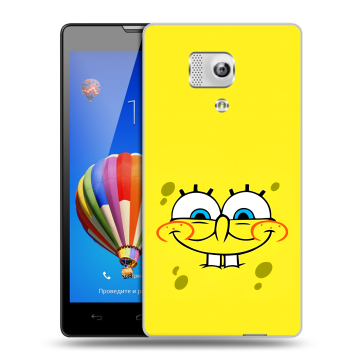 Пластиковый чехол на Huawei Honor 3 с принтом спанчбоб спанч боб Пластиковый чехол на Huawei Honor 3 с принтом спанчбоб спанч боб