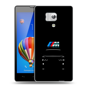 Пластиковый чехол на Huawei Honor 3 с принтом БМВ BMW