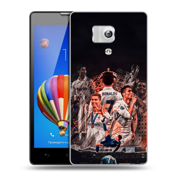 Пластиковый чехол на Huawei Honor 3 с принтом Реал Роналдо Real Ronaldo Пластиковый чехол на Huawei Honor 3 с принтом Реал Роналдо Real Ronaldo