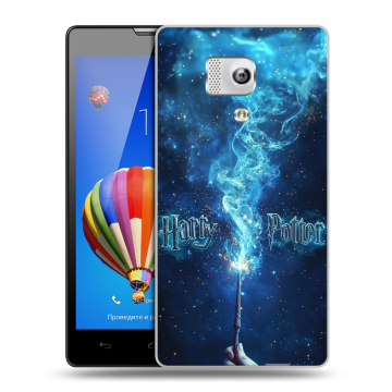 Пластиковый чехол на Huawei Honor 3 с принтом Harry Potter Гарри Поттер