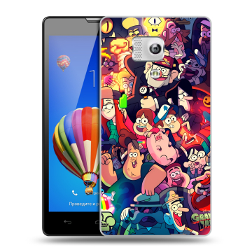 Пластиковый чехол на Huawei Honor 3 с принтом Gravity Falls Гравити Фолз Пластиковый чехол на Huawei Honor 3 с принтом Gravity Falls Гравити Фолз