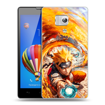 Пластиковый чехол на Huawei Honor 3 с принтом Аниме Наруто Naruto