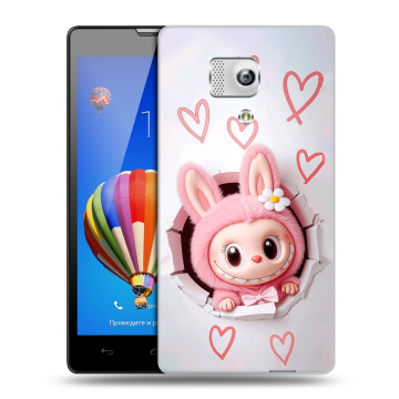 Пластиковый чехол на Huawei Honor 3 с принтом Labubu Лабубу Пластиковый чехол на Huawei Honor 3 с принтом Labubu Лабубу