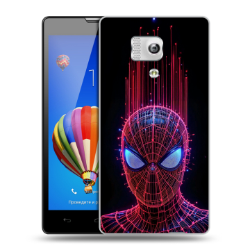 Пластиковый чехол на Huawei Honor 3 с принтом Spiderman Человек паук Пластиковый чехол на Huawei Honor 3 с принтом Spiderman Человек паук