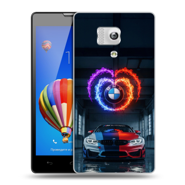 Пластиковый чехол на Huawei Honor 3 с принтом BMW БМВ Пластиковый чехол на Huawei Honor 3 с принтом BMW БМВ