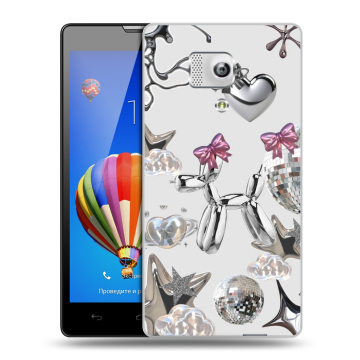 Пластиковый чехол на Huawei Honor 3 с принтом Y2K Пластиковый чехол на Huawei Honor 3 с принтом Y2K