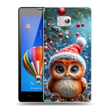 Пластиковый чехол на Huawei Honor 3 с принтом Новый год Пластиковый чехол на Huawei Honor 3 с принтом Новый год