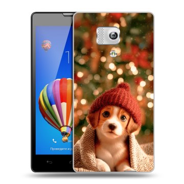 Пластиковый чехол на Huawei Honor 3 с принтом Новый год Пластиковый чехол на Huawei Honor 3 с принтом Новый год