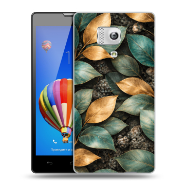 Пластиковый чехол на Huawei Honor 3 с принтом женский