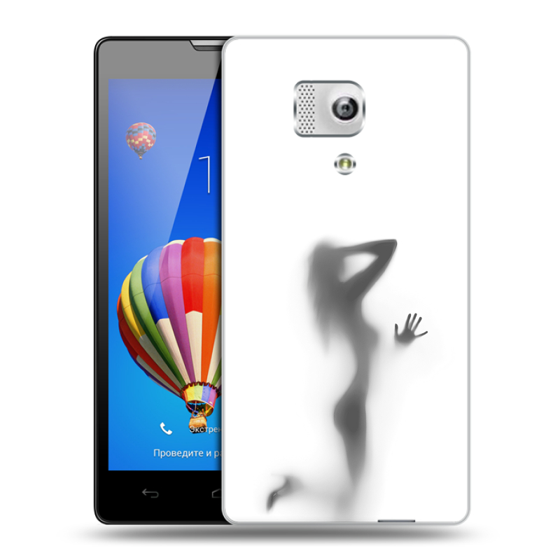 Пластиковый чехол на Huawei Honor 3 с принтом Силуэт Пластиковый чехол на Huawei Honor 3 с принтом Силуэт