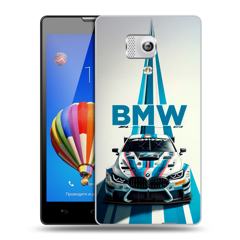 Пластиковый чехол на Huawei Honor 3 с принтом БМВ BMW Пластиковый чехол на Huawei Honor 3 с принтом БМВ BMW