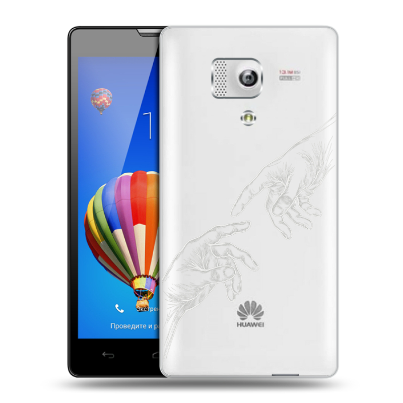 Пластиковый чехол на Huawei Honor 3 с принтом Сотворение мира Пластиковый чехол на Huawei Honor 3 с принтом Сотворение мира