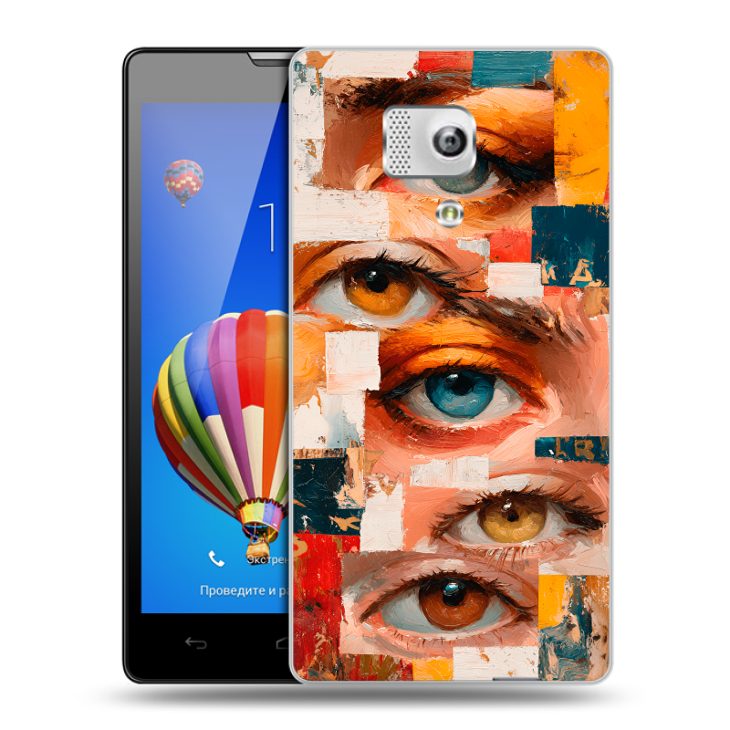 Пластиковый чехол на Huawei Honor 3 с принтом Модный принт Пластиковый чехол на Huawei Honor 3 с принтом Модный принт