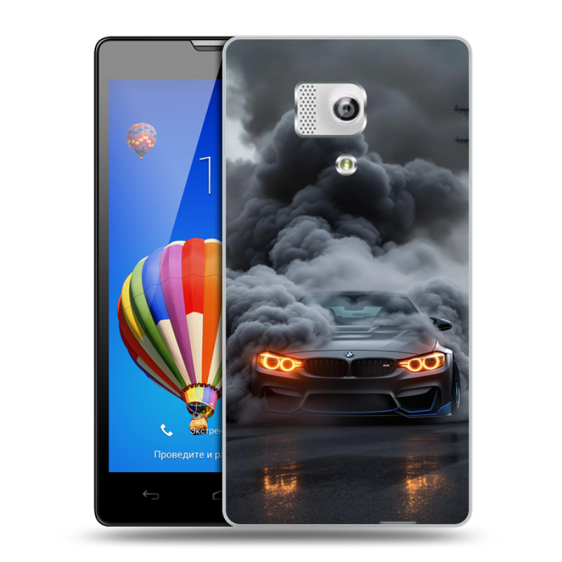Пластиковый чехол на Huawei Honor 3 с принтом BMW БМВ Пластиковый чехол на Huawei Honor 3 с принтом BMW БМВ