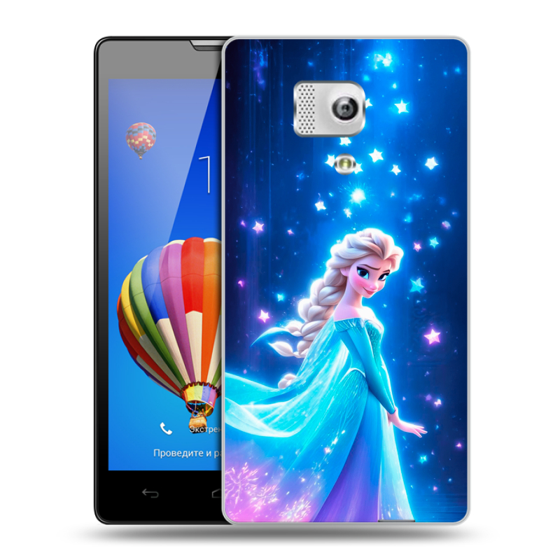 Пластиковый чехол на Huawei Honor 3 с принтом Холодное сердце Frozen Пластиковый чехол на Huawei Honor 3 с принтом Холодное сердце Frozen
