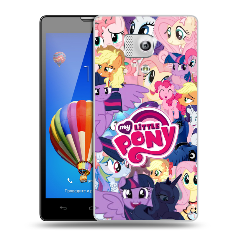 Пластиковый чехол на Huawei Honor 3 с принтом My little pony Дружба чудо Пластиковый чехол на Huawei Honor 3 с принтом My little pony Дружба чудо
