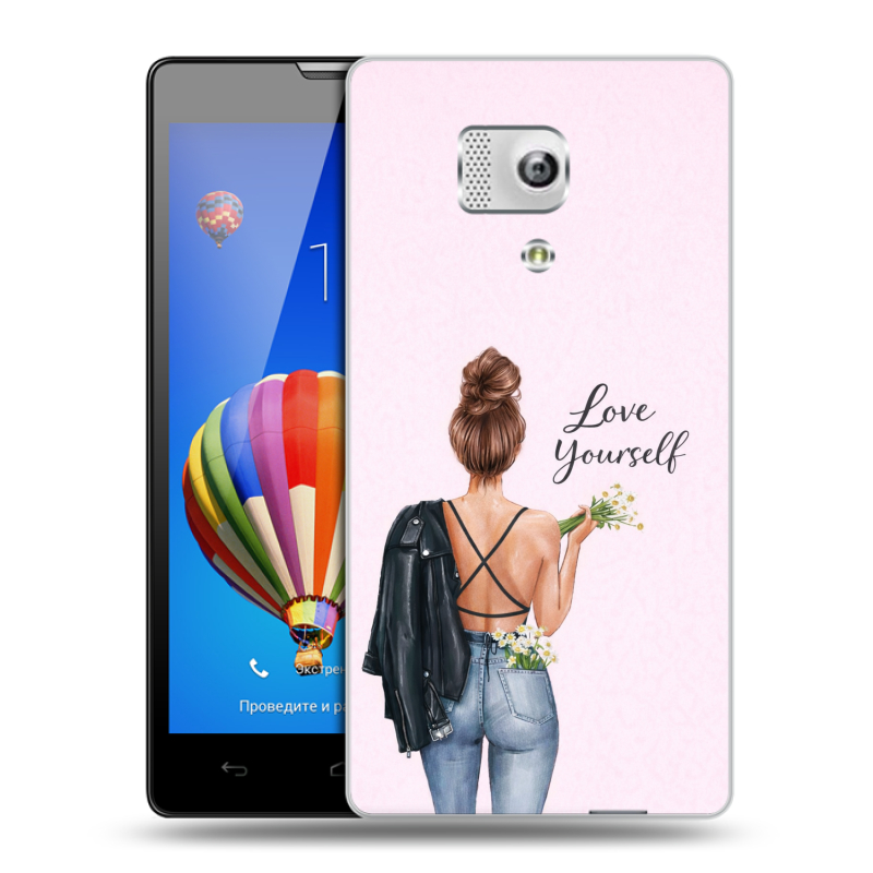 Пластиковый чехол на Huawei Honor 3 с принтом женский Пластиковый чехол на Huawei Honor 3 с принтом женский
