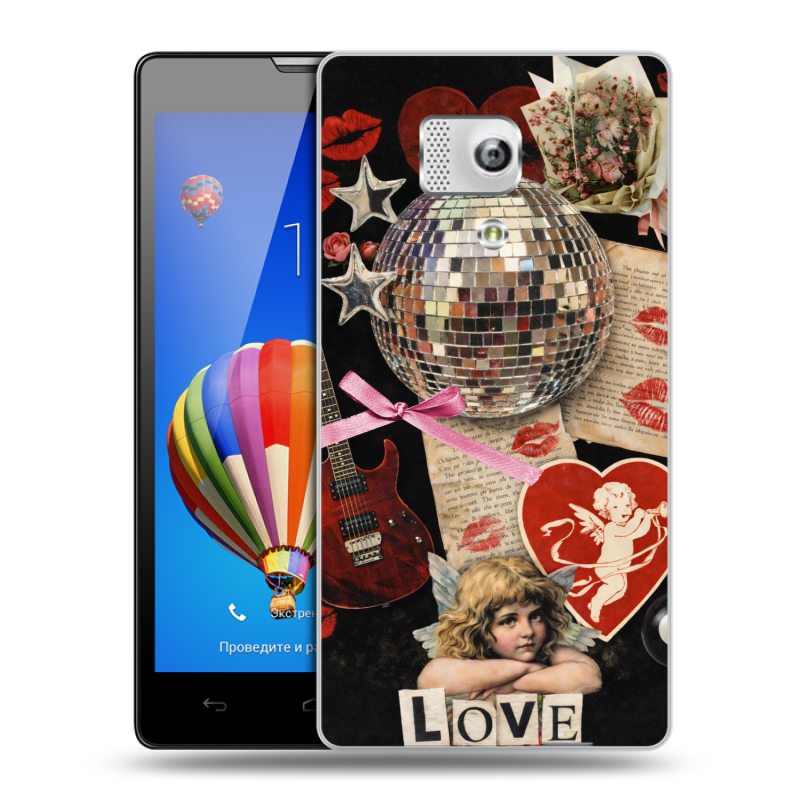 Пластиковый чехол на Huawei Honor 3 с принтом для девочек Пластиковый чехол на Huawei Honor 3 с принтом для девочек