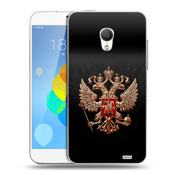 Пластиковый чехол на Meizu MX3 с принтом Герб России