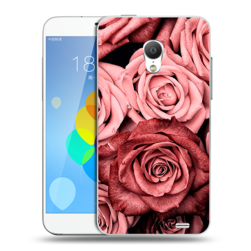 Пластиковый чехол на Meizu MX3 с принтом Цветы розы