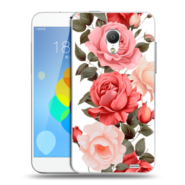 Пластиковый чехол на  Meizu MX3 с принтом Розы