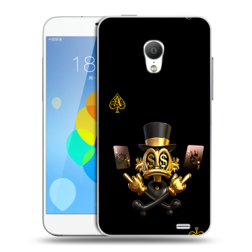 Пластиковый чехол на  Meizu MX3 с принтом Золотой скрудж макдак