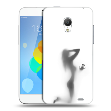 Пластиковый чехол на  Meizu MX3 с принтом Силуэт