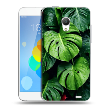 Пластиковый чехол на  Meizu MX3 с принтом Листья
