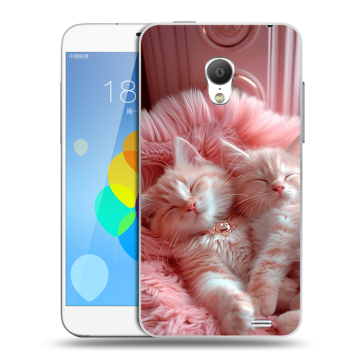 Пластиковый чехол на Meizu MX3 с принтом котята котики Пластиковый чехол на Meizu MX3 с принтом котята котики