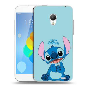 Пластиковый чехол на  Meizu MX3 с принтом Лило и Стич