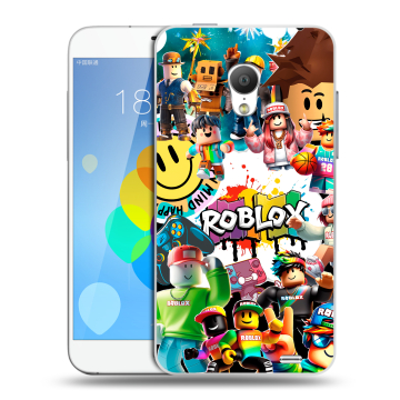 Пластиковый чехол на Meizu MX3 с принтом Roblox Роблокс Пластиковый чехол на Meizu MX3 с принтом Roblox Роблокс