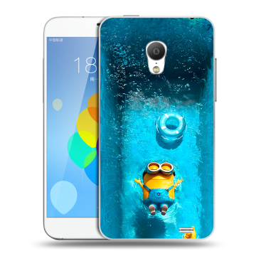 Пластиковый чехол на Meizu MX3 с принтом Миньоны Пластиковый чехол на Meizu MX3 с принтом Миньоны