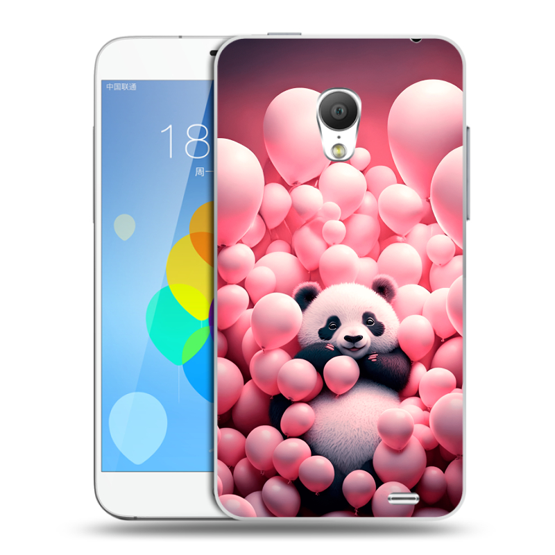 Пластиковый чехол на Meizu MX3 с принтом Панда Пластиковый чехол на Meizu MX3 с принтом Панда