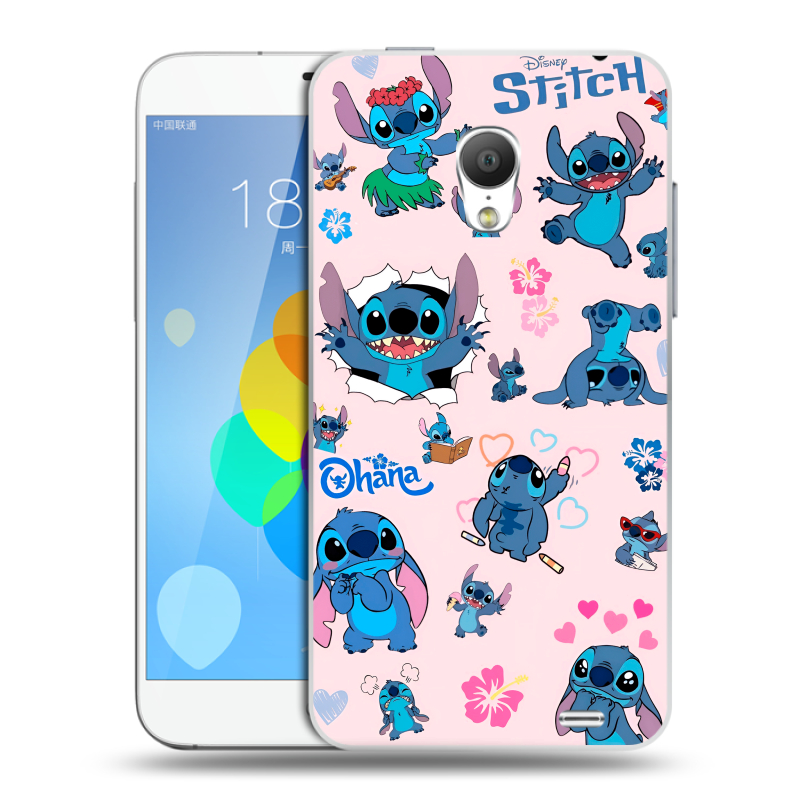 Пластиковый чехол на Meizu MX3 с принтом Лило и Стич Пластиковый чехол на Meizu MX3 с принтом Лило и Стич