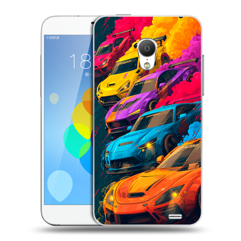 Пластиковый чехол на Meizu MX3 с принтом Тачки Пластиковый чехол на Meizu MX3 с принтом Тачки
