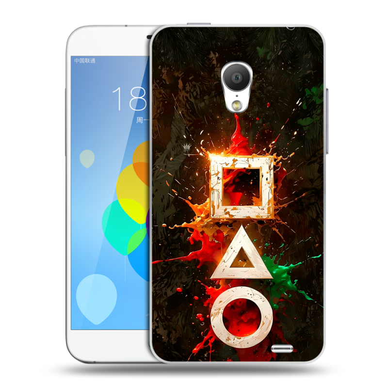 Пластиковый чехол на Meizu MX3 с принтом Squid Game Игра кальмара Пластиковый чехол на Meizu MX3 с принтом Squid Game Игра кальмара