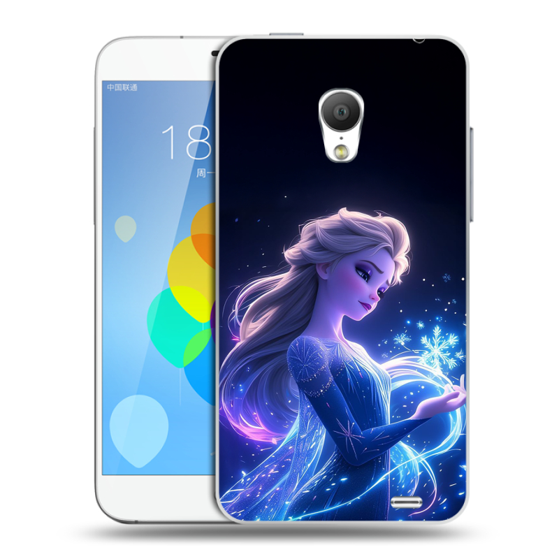 Пластиковый чехол на Meizu MX3 с принтом Холодное сердце Frozen Пластиковый чехол на Meizu MX3 с принтом Холодное сердце Frozen