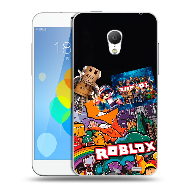 Пластиковый чехол на Meizu MX3 с принтом Roblox Роблокс Пластиковый чехол на Meizu MX3 с принтом Roblox Роблокс