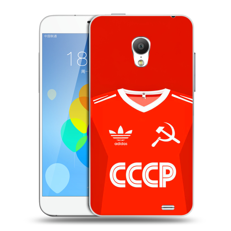 Пластиковый чехол на Meizu MX3 с принтом Флаг Герб СССР Пластиковый чехол на Meizu MX3 с принтом Флаг Герб СССР