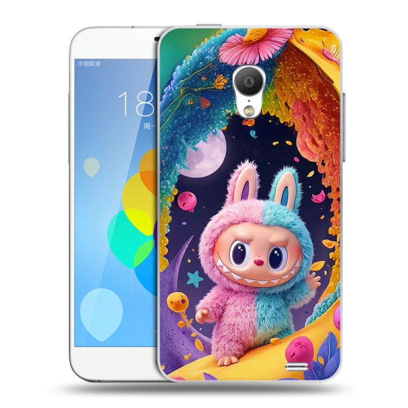 Пластиковый чехол на Meizu MX3 с принтом Labubu Лабубу Пластиковый чехол на Meizu MX3 с принтом Labubu Лабубу