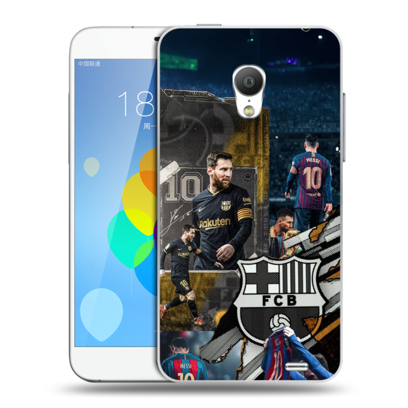 Пластиковый чехол на Meizu MX3 с принтом Messi Barcelona Пластиковый чехол на Meizu MX3 с принтом Messi Barcelona
