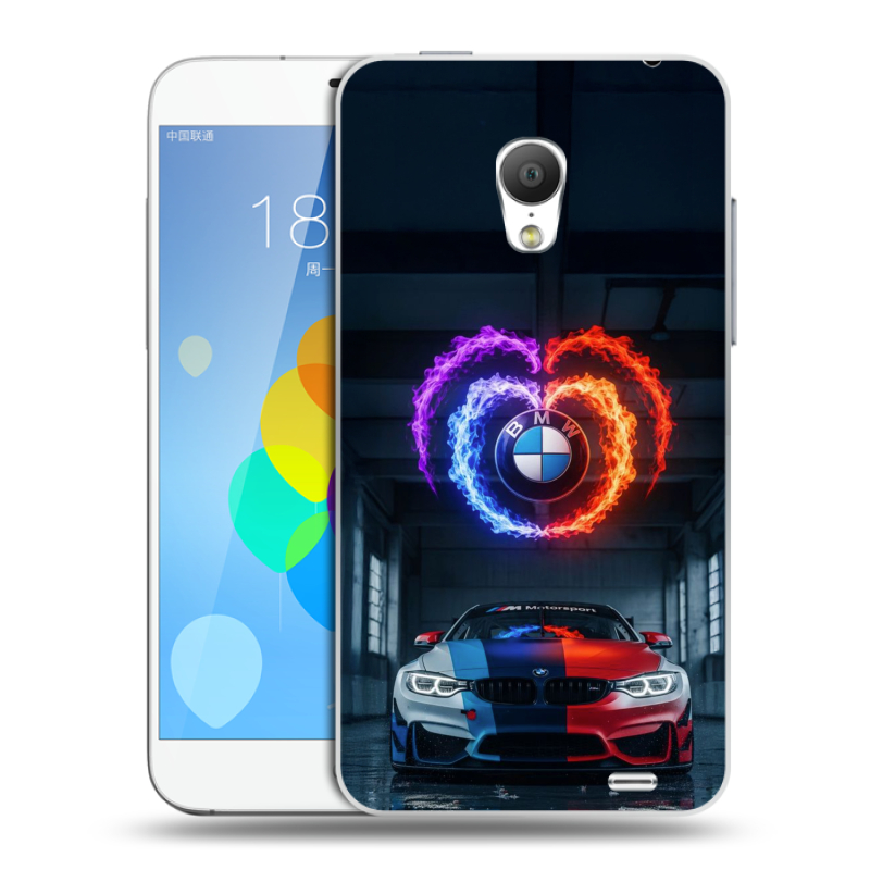 Пластиковый чехол на Meizu MX3 с принтом BMW БМВ Пластиковый чехол на Meizu MX3 с принтом BMW БМВ