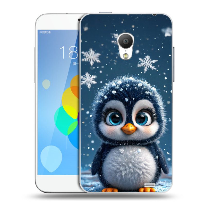 Пластиковый чехол на Meizu MX3 с принтом Новый год Пластиковый чехол на Meizu MX3 с принтом Новый год